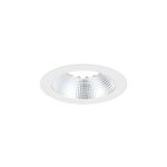 Sylvania Downlight LED Insaver Slim 150 Aluminium Bianca 9.5W 1150lm 70D - 830 Luce Calda -  | Ritaglio 150mm - IP44 