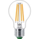 Philips MASTER LED Bulbo Ultra Efficient E27 Pera Chiara 4W 840lm - 830 Luce Calda | Sostitutiva 60W